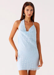 About Today Mini Dress - Blue