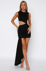 Smiling At You Mini Dress Black